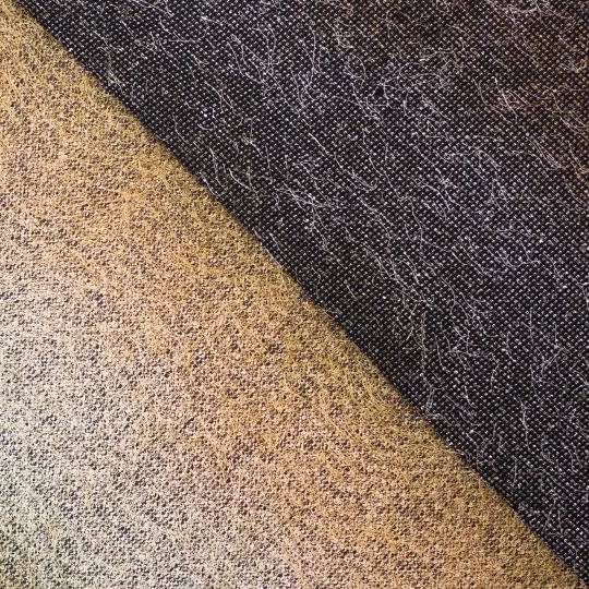 Langharige brei goudkleurig color fade